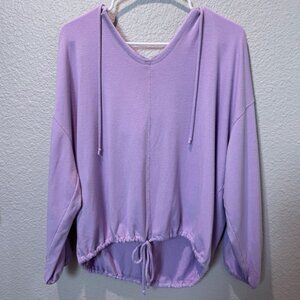 Aerie Purple Oversized Hoodie sz small